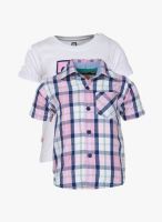 Baby League Pink Casual Shirt