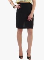 Belle Fille Black Pencil Skirt