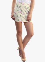 Belle Fille White Pencil Skirt