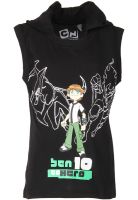 Ben 10 Black Sleevless T-Shirt