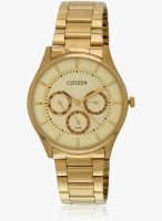 CITIZEN Ag8352-59P Golden/Golden Analog Watch