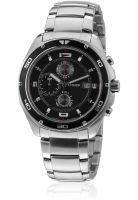 CITIZEN Quartz An3440-53E Silver/Black Chronograph Watch