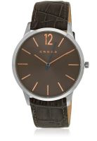 CROSS Cr8003-05 Brown/Grey Analog Watch