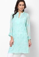Castle Green Embroidered Kurtis