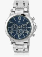 Daniel Klein Dk10319-8 Silver/Blue Analog Watch