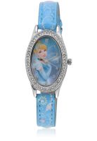 Disney Princess 3K2269u-Ps-007Lb Blue/Multi Analog Watch