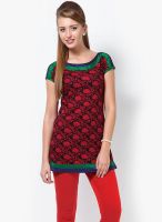 Divina Black Printed Kurtis