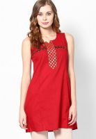 Divina Red Solid Kurtis