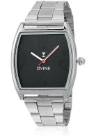 Dvine OD3007C BK01 Silver/Black Analog Watch