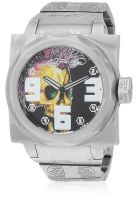 Ed Hardy Ba-Sk Silver/Multi Analog Watches