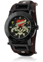 Ed Hardy Hu-Lk Black/Black Analog Watch