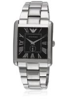 Emporio Armani Ar1642I Silver/Black Analog Watch