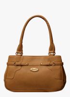 FOSTELO Beige Polyurethane (Pu) Handbag