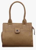 FOSTELO Beige Polyurethane (Pu) Handbag