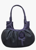 FOSTELO Black Polyurethane (Pu) Handbag