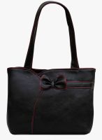 FOSTELO Black Polyurethane (Pu) Handbag