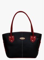 FOSTELO Black Polyurethane (Pu) Handbag