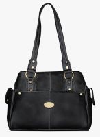 FOSTELO Black Polyurethane (Pu) Handbag