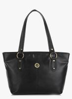 FOSTELO Black Polyurethane (Pu) Handbag