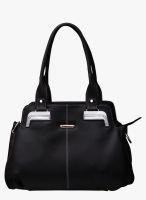 FOSTELO Black Polyurethane (Pu) Handbag