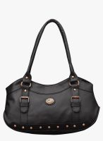 FOSTELO Black Polyurethane (Pu) Handbag