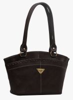 FOSTELO Black Polyurethane (Pu) Handbag