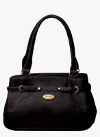 FOSTELO Black Polyurethane (Pu) Handbag