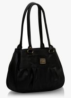 FOSTELO Black Polyurethane (Pu) Handbag