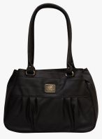 FOSTELO Black Polyurethane (Pu) Handbag