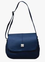 FOSTELO Blue Polyurethane (Pu) Handbag