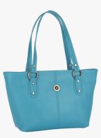 FOSTELO Blue Polyurethane (Pu) Handbag