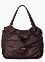 FOSTELO Brown Polyurethane (Pu) Handbag