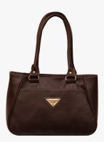 FOSTELO Brown Polyurethane (Pu) Handbag