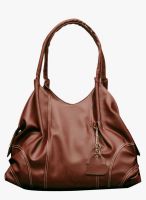 FOSTELO Brown Polyurethane (Pu) Handbag