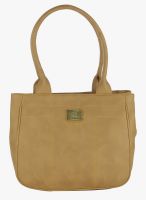 FOSTELO Khaki Polyurethane (Pu) Handbag