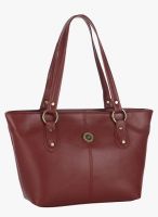 FOSTELO Maroon Polyurethane (Pu) Handbag