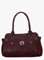 FOSTELO Maroon Polyurethane (Pu) Handbag