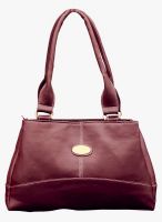 FOSTELO Maroon Polyurethane (Pu) Handbag