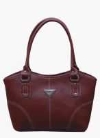 FOSTELO Maroon Polyurethane (Pu) Handbag