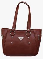 FOSTELO Maroon Polyurethane (Pu) Handbag