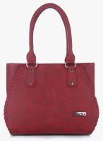 FOSTELO Maroon Polyurethane (Pu) Handbag