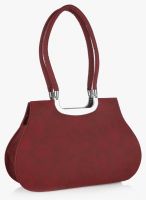 FOSTELO Maroon Polyurethane (Pu) Handbag