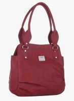 FOSTELO Maroon Polyurethane (Pu) Handbag