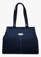 FOSTELO Navy Blue Polyurethane (Pu) Handbag