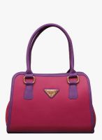 FOSTELO Pink Polyurethane (Pu) Handbag