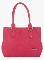 FOSTELO Pink Polyurethane (Pu) Handbag