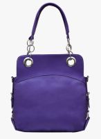 FOSTELO Purple Polyurethane (Pu) Handbag