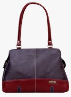 FOSTELO Purple Polyurethane (Pu) Handbag