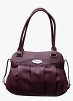 FOSTELO Purple Polyurethane (Pu) Handbag