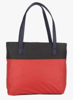 FOSTELO Red/Black Polyurethane (Pu) Handbag